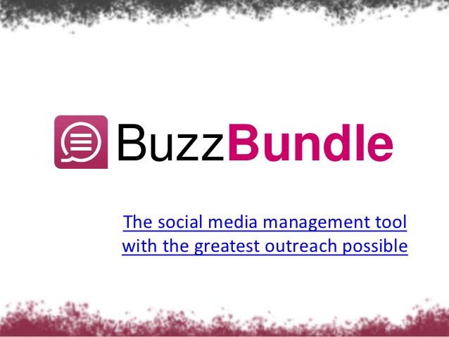 Buzzbundle Social Media Marketing tool