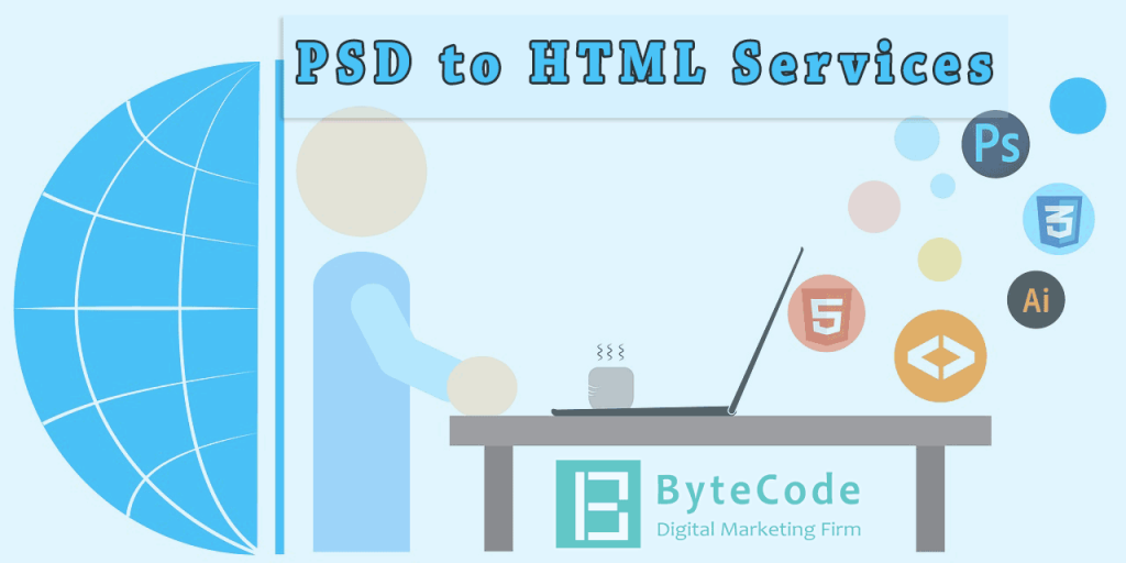 PSD to HTML Services by ByteCode