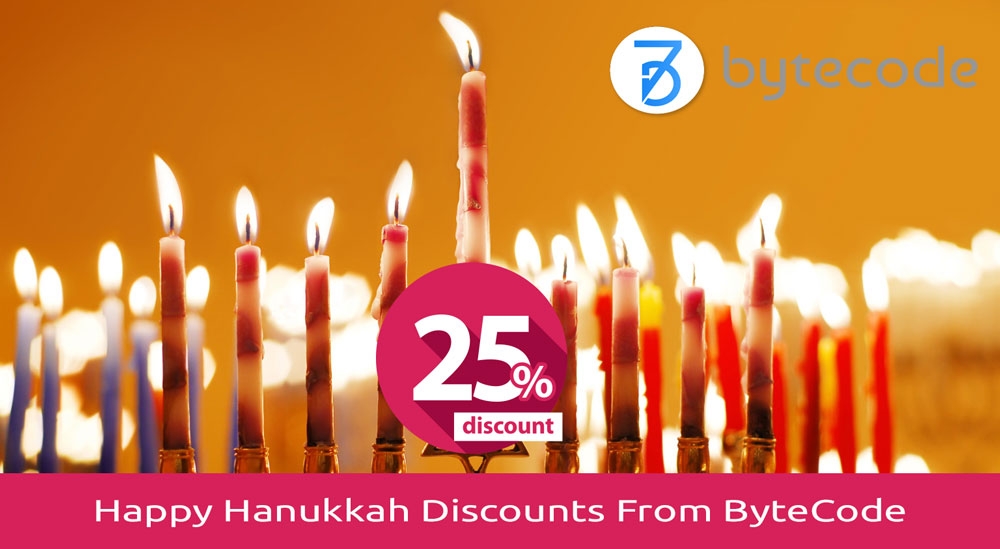 Happy Hanukkah Discounts From ByteCode